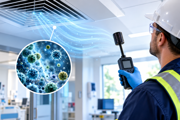 HVAC Air Quality Inspection in a Clinic