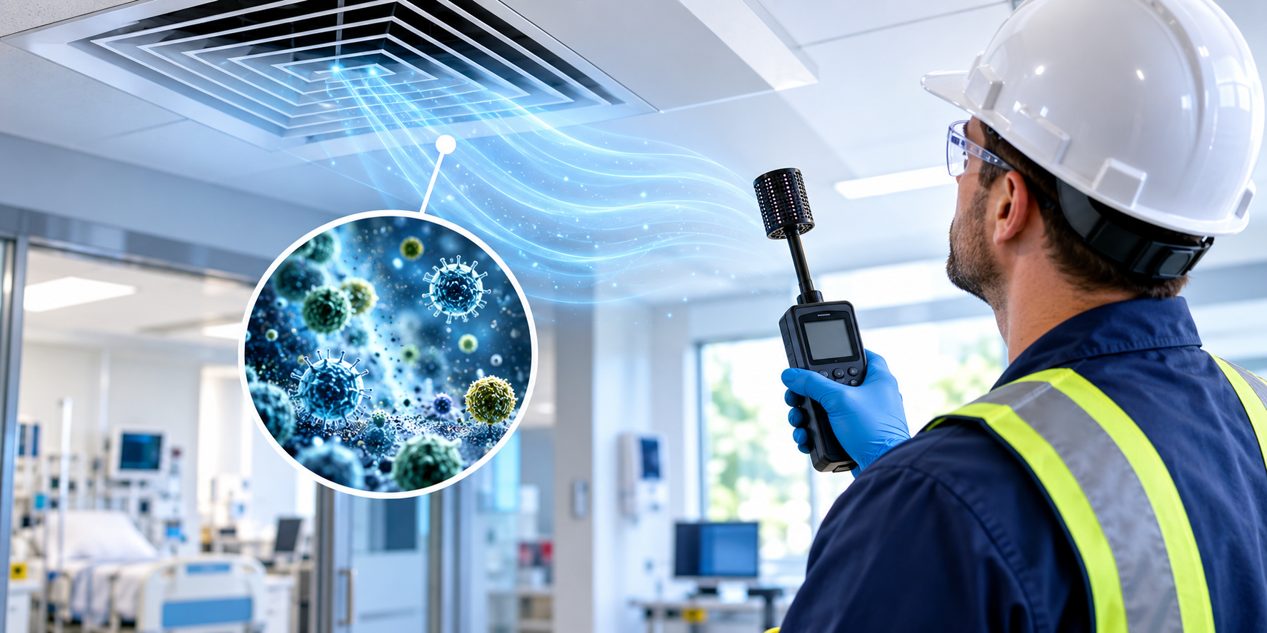 HVAC Air Quality Inspection in a Clinic