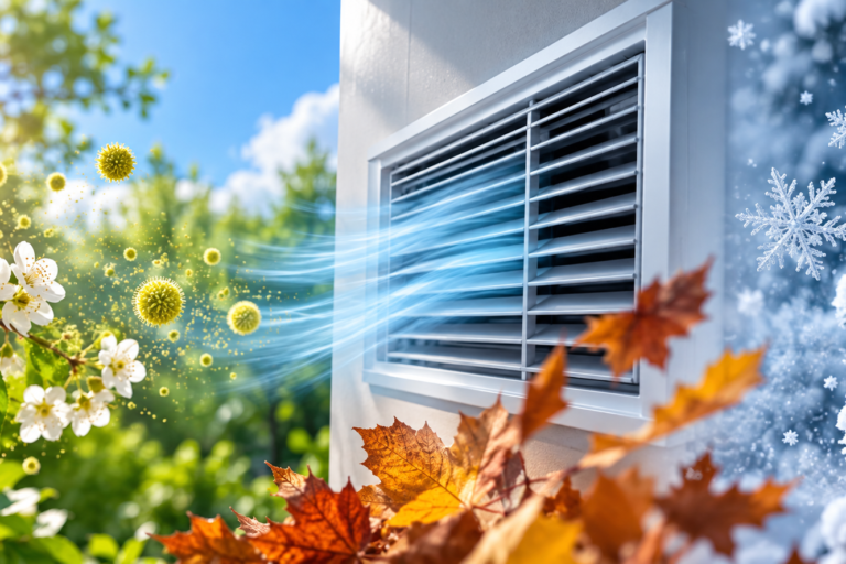 Seasonal Airflow Pollen to Snow